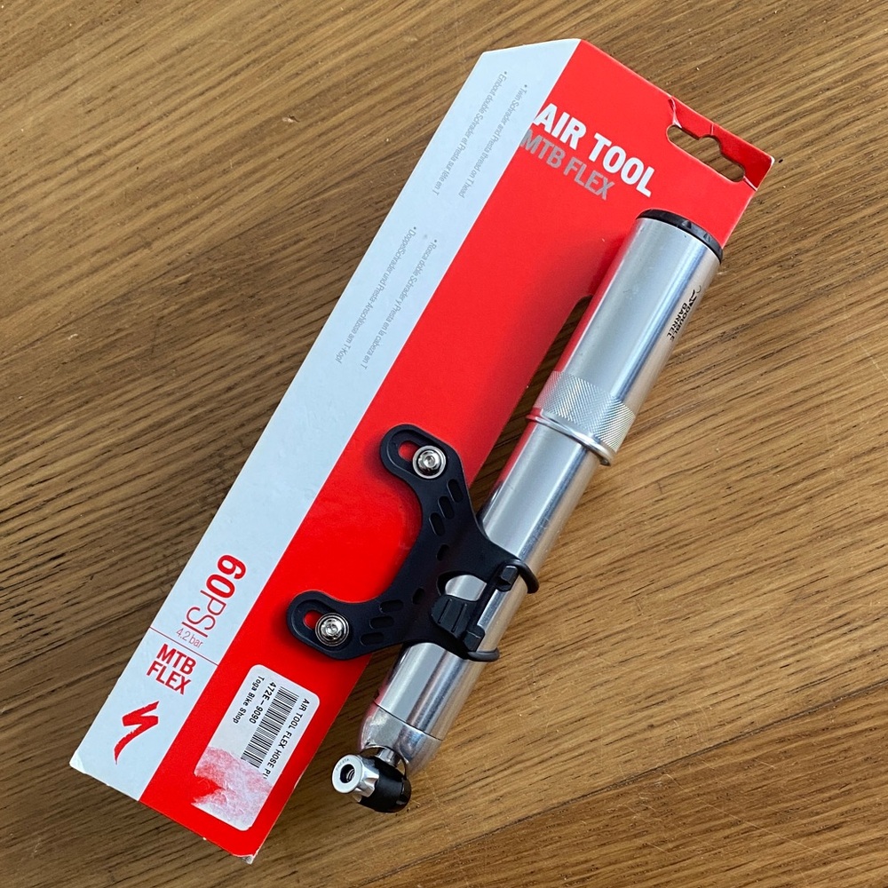 New Specialized MTB FLEX Air Tool Double Barrel Hand Bike Pump